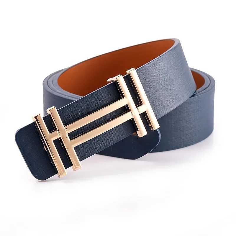 New Fashion Leather Pleasing Wonderful Terrific Belts Dress Belt for Men Women Brand Double H Buckle Z250919