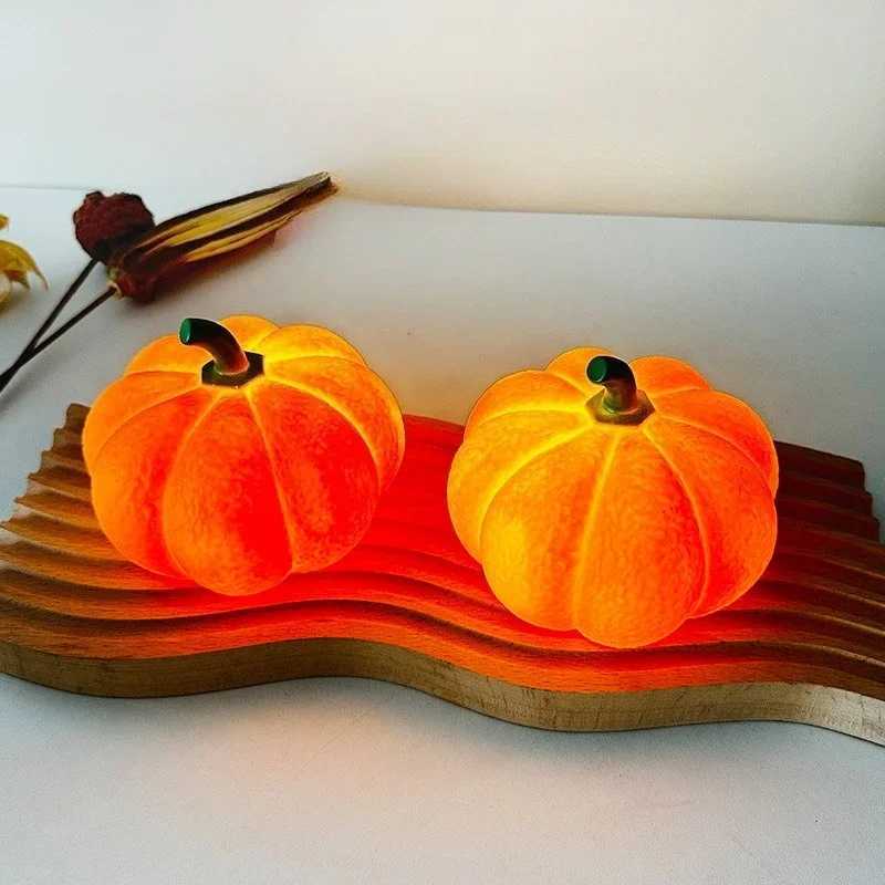 Halloween Pumpkin LED Night Light Battery Powered Warm Lantern For Kids Bedroom Decor Trick or Treat Party Home Holiday Decor C250919