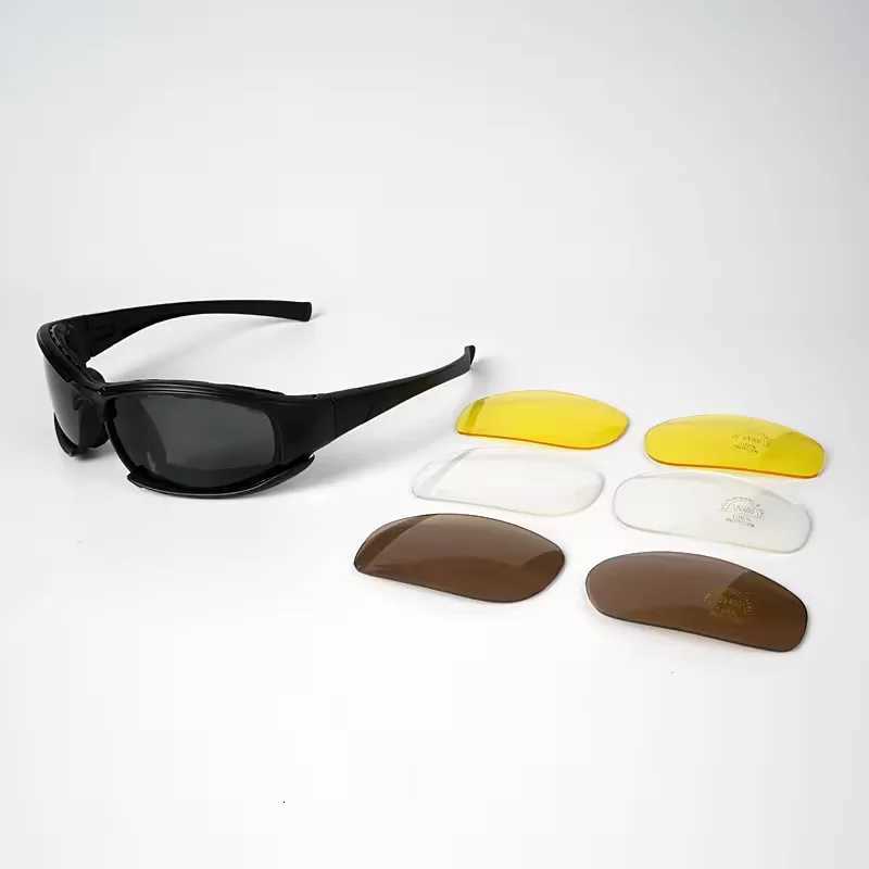 2023 Ballistic Glasses Tactical goggs PC ns Anti Shock Polarized Shooting Glasses night vision Y250919