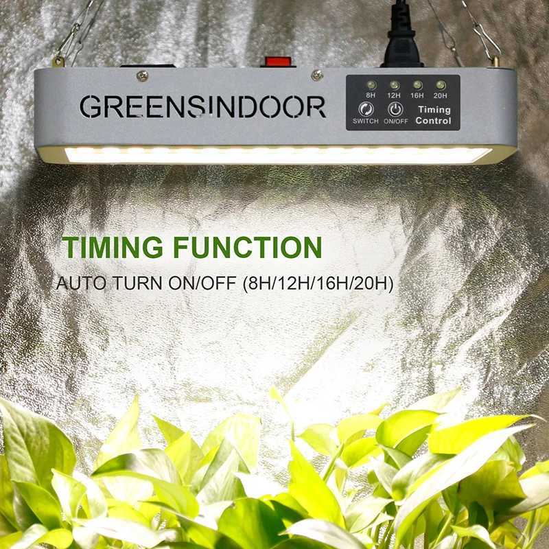 SEAMETAL 3000W LED Grow Light Full Spectrum Indoor Plants Growing Light Tent 8h12h16h20h Timer Auto OnOff Phyto Growth Lamp C2509191