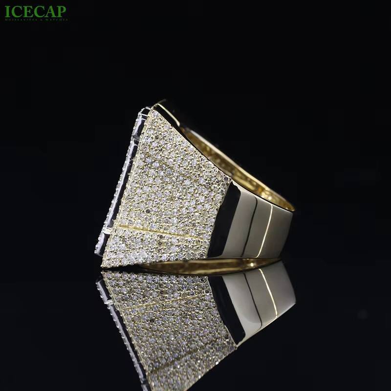 Championship Ring for Men DVVS Moissanite Diamond Gemstone Ring Custom Designer Letter 925 Sterling Silver Hip Hop Ring Jewelry