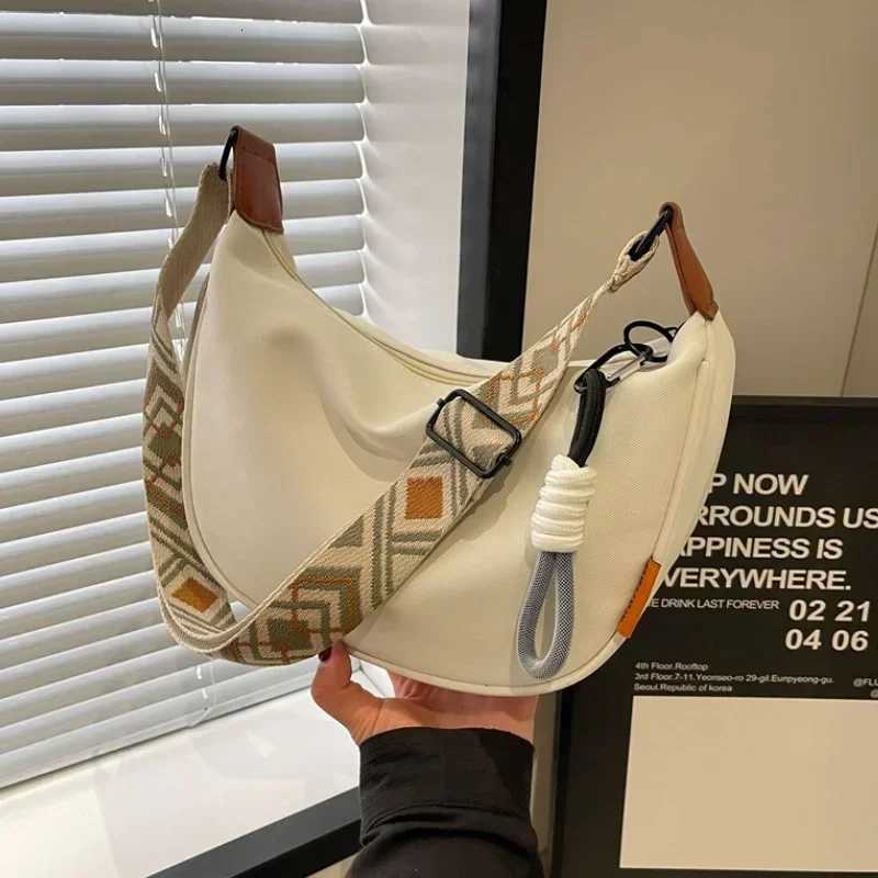 2025 New Fashion Original Style Commuting Dumpling Women Bag Crossbody Bag Simple Wide Shoulder Strap Design Single Shoulder BagXJ250918