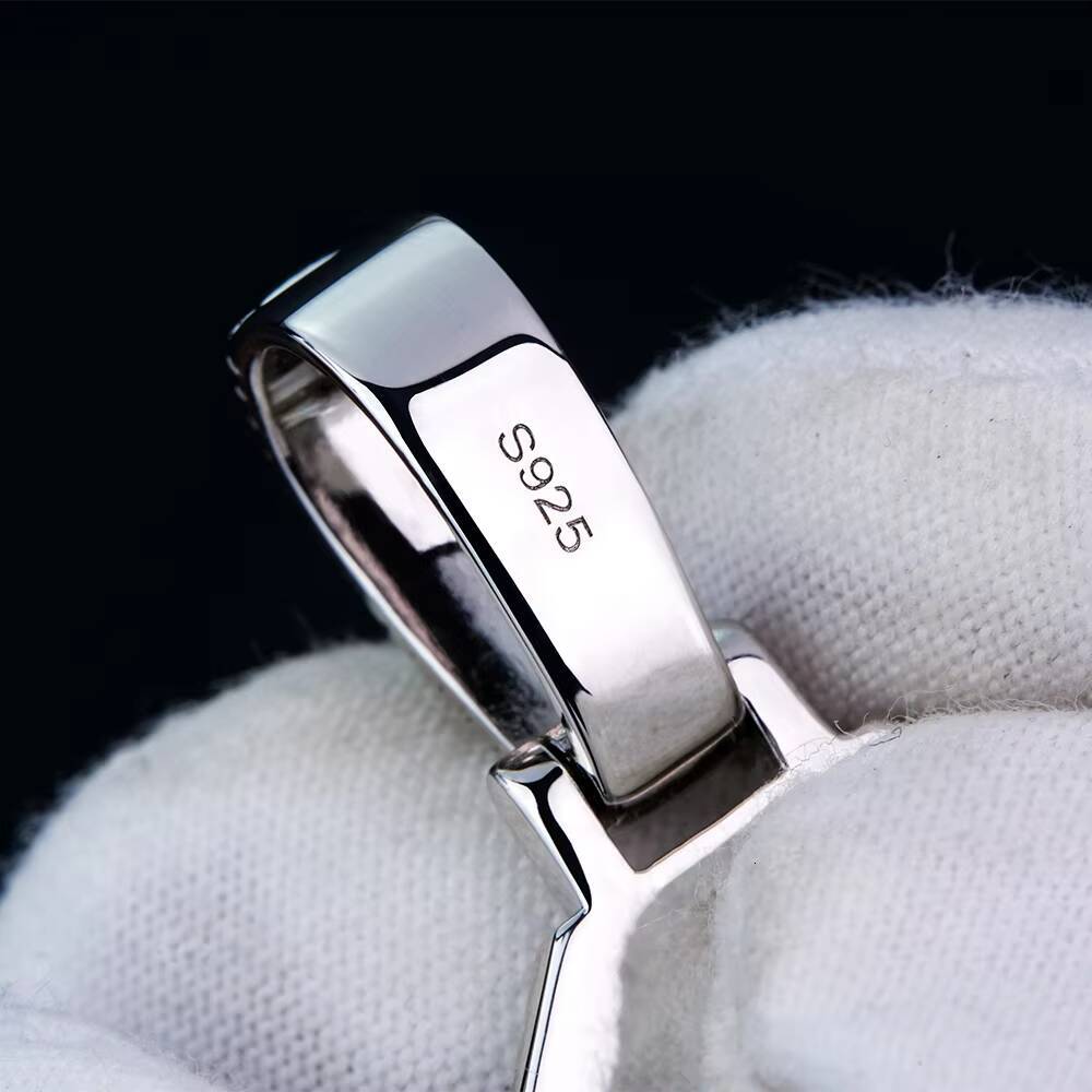 Unisex Hip Hop Fine Jewelry 925 Sterling Silver Iced Out Diamond Mossanite Moissanite Az Lead Letter Pendant for Men Women