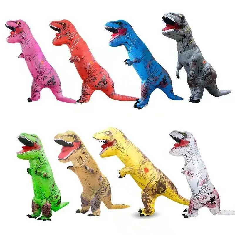 Dinosaur Inflatable Costume Full Body Dinosaur Cosplay Costumes Funny Party Props Halloween Costume Adult Birthday Surprise L250918