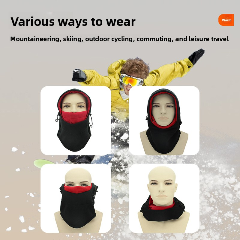 Adjustable Balaclava Ski Mask Winter Warm Face Cover Unisex Windproof Breathable Cold Weather Gear Suitable for Skiing Outdoor Work Motorcycling Snowb