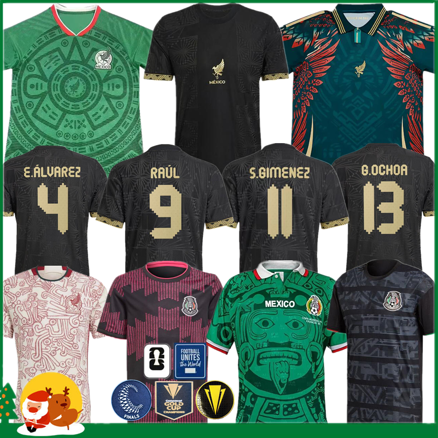 2025 Mexico soccer jersey H. LOSANO CHICHARITO G DOS SANTOS S.GIMENEZ 25 26 Men kids kit sports football shirt sets training MEXICAN home away uniform Goalkeeper