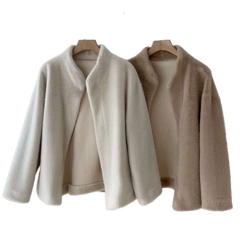 Autumn Winter New Integrated Eco-friendly Fur Coat Women Mink Velvet Top Fashion Casual Loose Fit