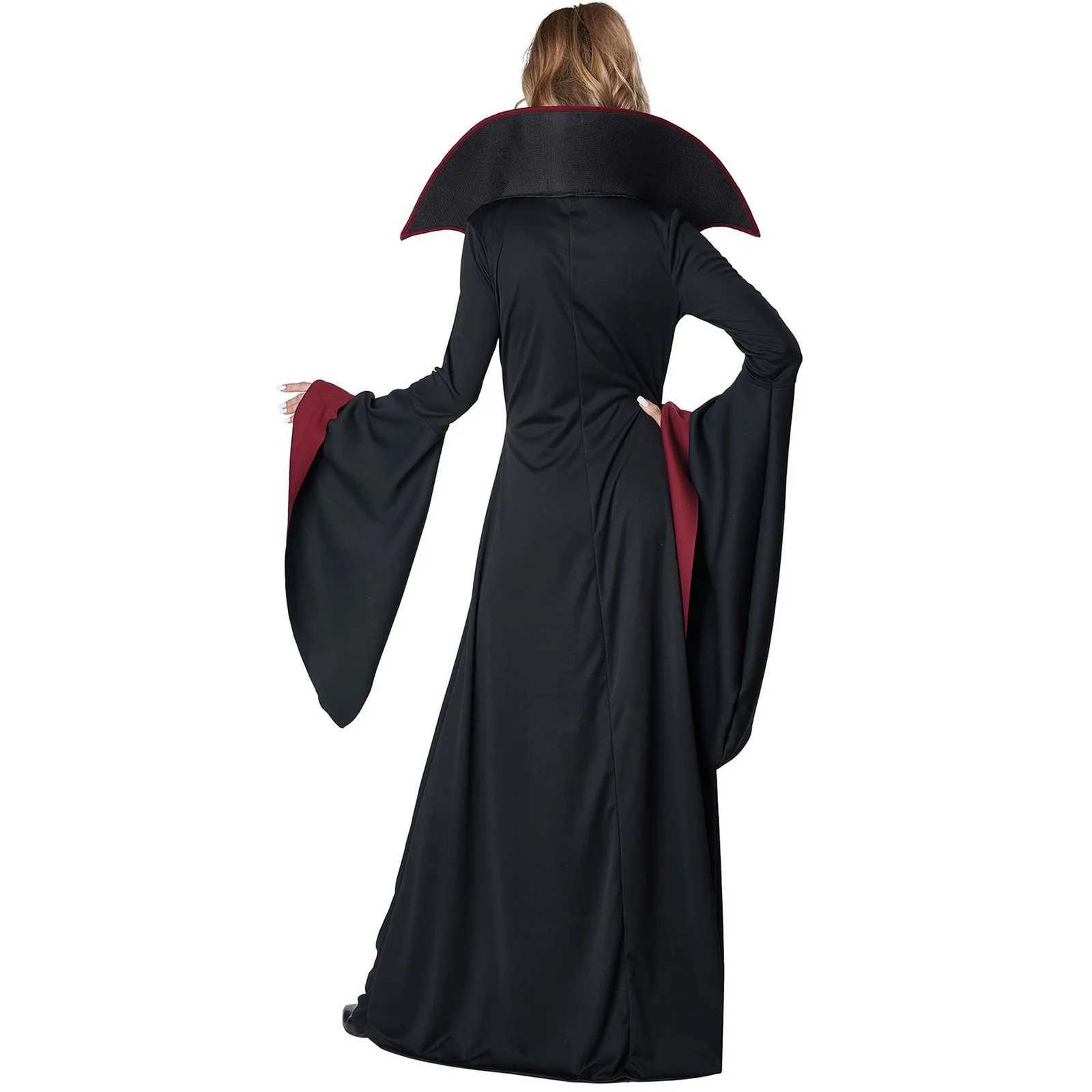 Halloween Costume Adult Woman Queen Dress Witch Easter Demon Vampire Bride Death Witch Cosplay Costumes Retro Court Dresses L250918
