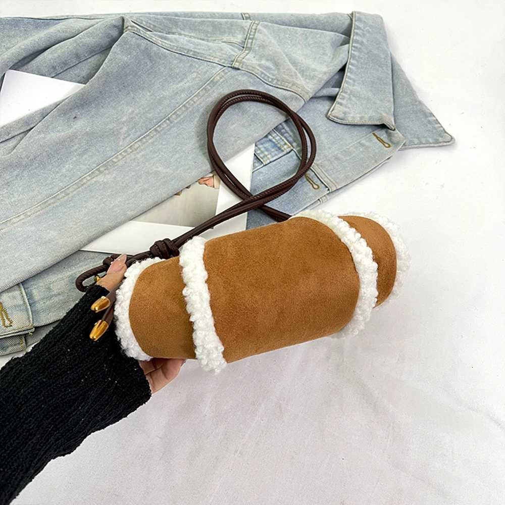 Small and Niche Patchwork Armpit Bag Versatile for Winter Commuting OneShoulder Crossbody Dumpling BagXJ250918