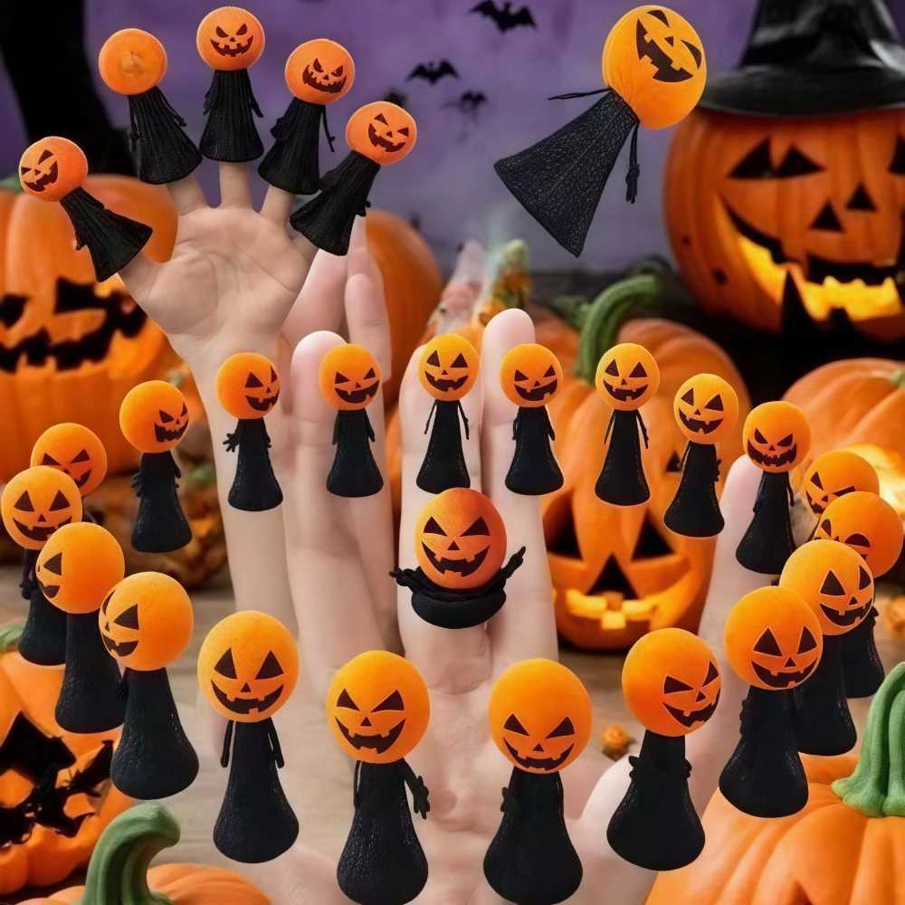 1224 Pcs Black Finger Press Bouncing Man for Halloween Ghost Festival Carnival Party Gifts School Kindergarten Prize C250919