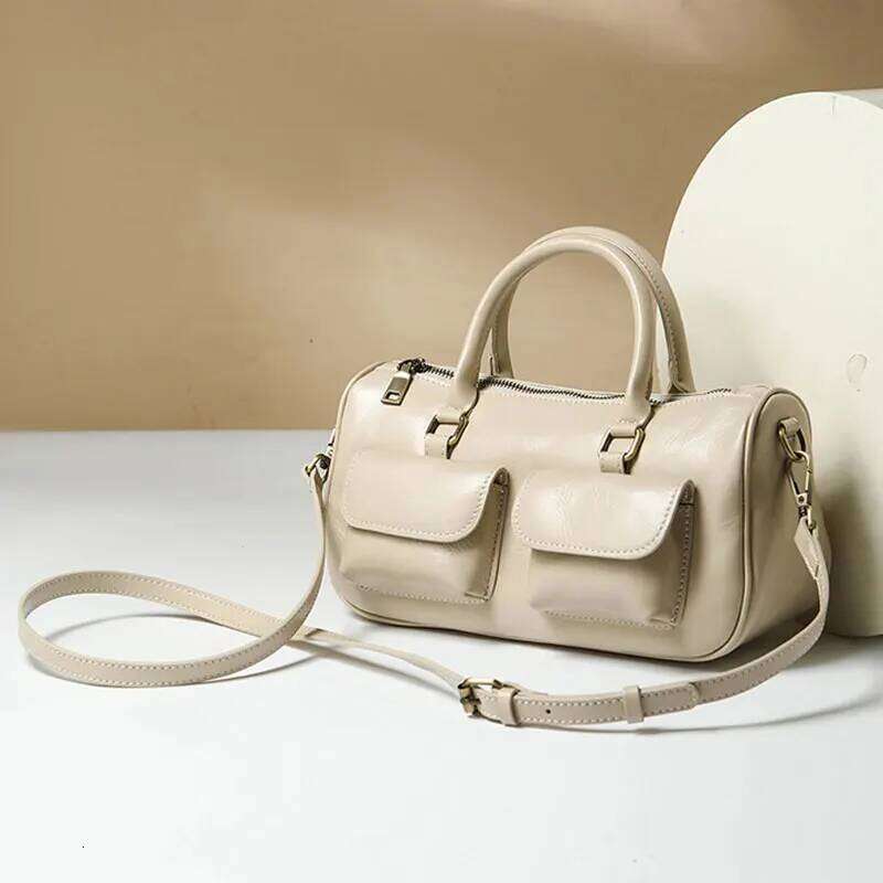 Designer Bag Luxury Bag Vintage Women's Shoulder Bag 100% Genuine Leather Rectangular Designer Cowhide Handbags Crossbody Bags For Women