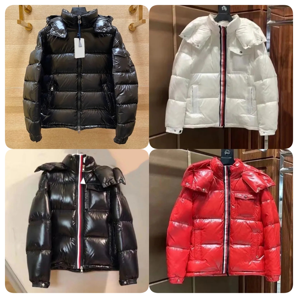 Mens top windproof puffy puffe coat parka winter jacket fashion overcoat down puffer jackets outerwear outdoor designer coats mens waterproof winter jackets AAA