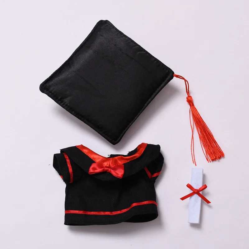 For Labubu clothing Doll Graduation Cap and Gown DIY Detachable Outfit for Most 565 inch Dolls C250919