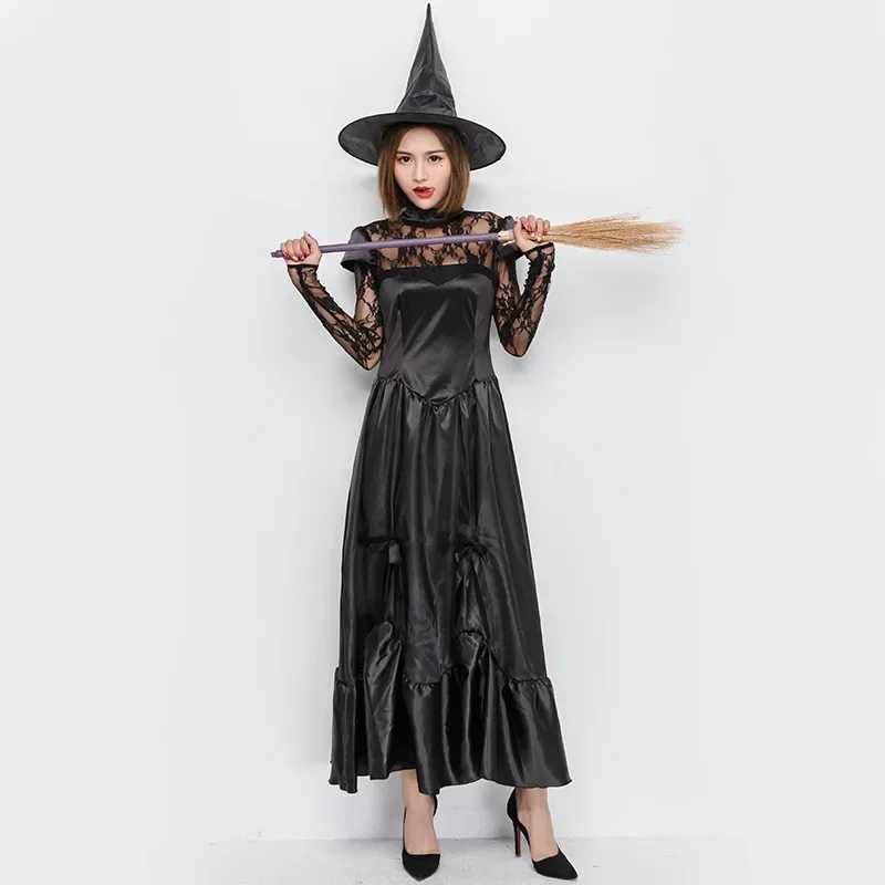 Witch Costume Cosplay Women Dress Halloween Carnival Purim Costume For Adult Performance Party Clothing L250918
