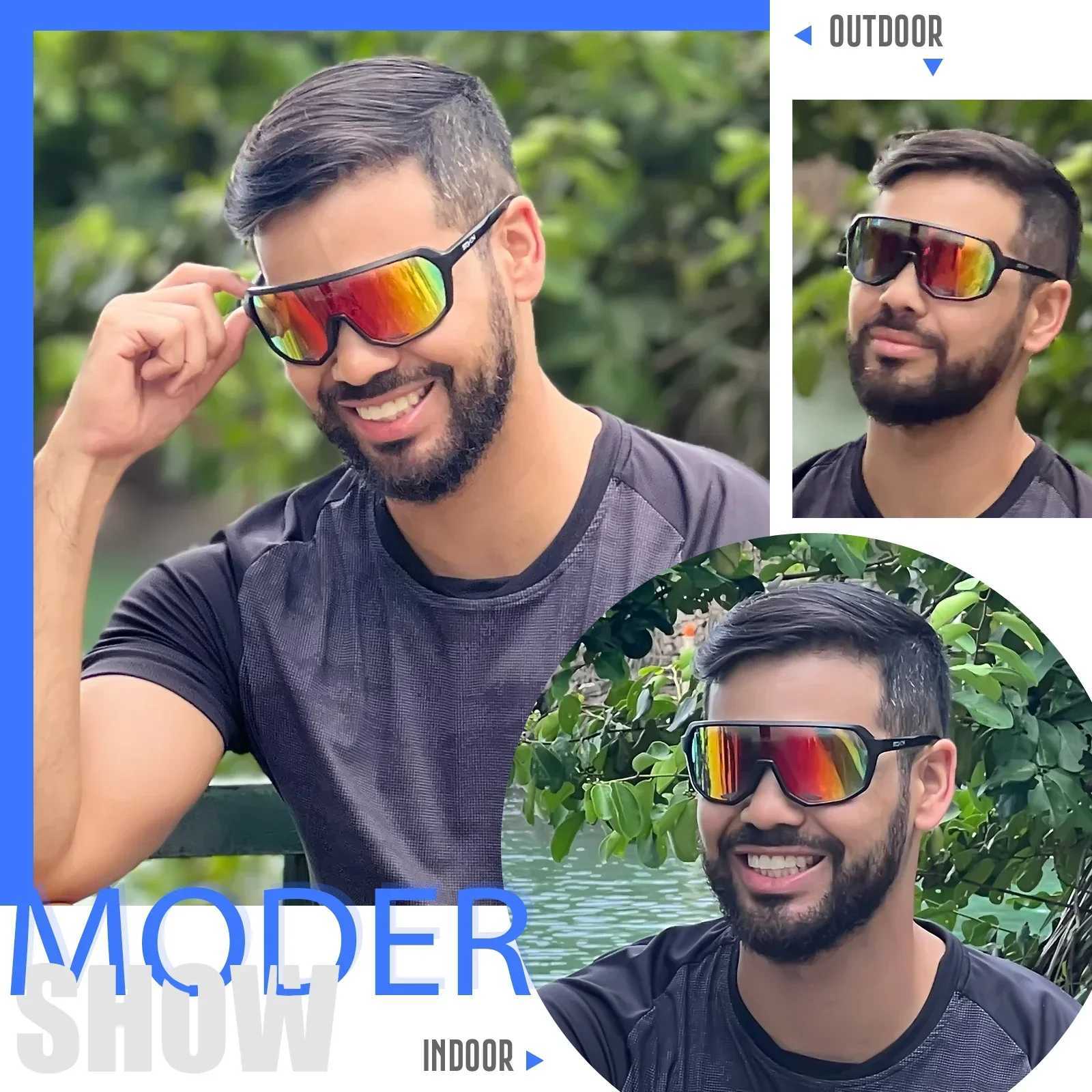 SCVCN Brand New Hiking Glasses Outdoor Sports Cycling Sunglasses UV400 Protective Glasses for Skiing Mountain Bike Accessories J250919