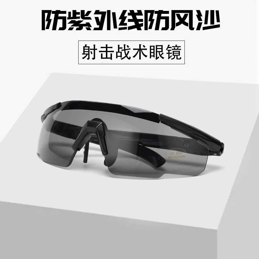 Tactical Glasses Fans Real CS Shooting Glasses Outdoor Windproof Sand Riding Goggs hiking glasses Y250919
