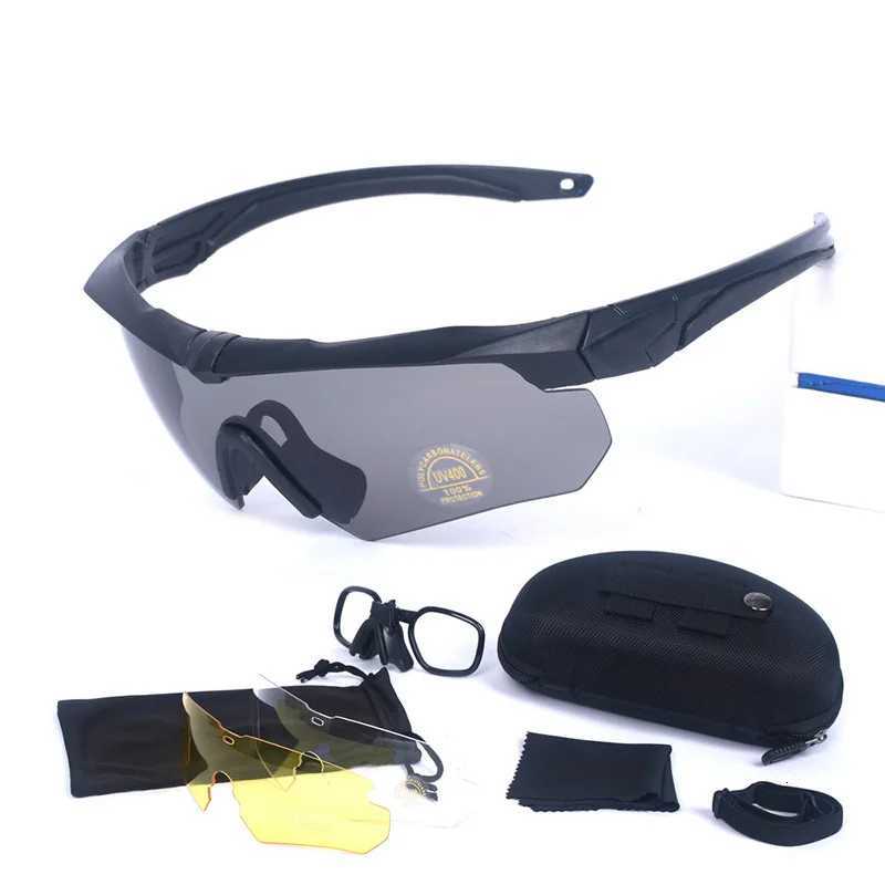 Military Tactical Goggs Airsoft Windproof Shooting Glasses HD 6 ns Motocross Motorcyc Mountaineering Rock Climbing Glasses Y250919