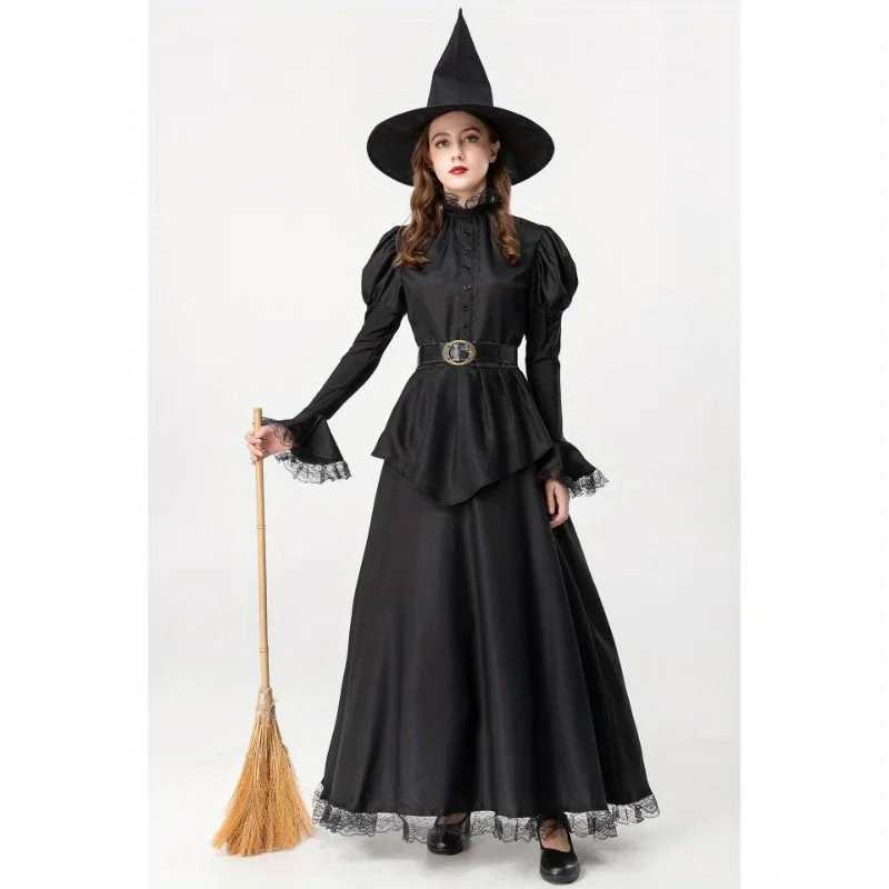 Halloween Costume Witch Outfit Cosplay Sorceress Costume Dress Costumes Accessories L250918