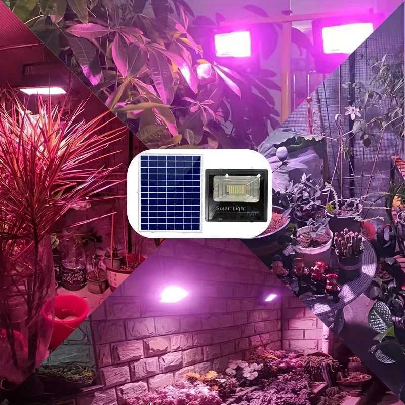 3560W Solar LED Grow Light Full Spectrum Floodlight Plant Growing Light Remote Waterproof Phytolamp for Indoor Outdoor Plants C250919