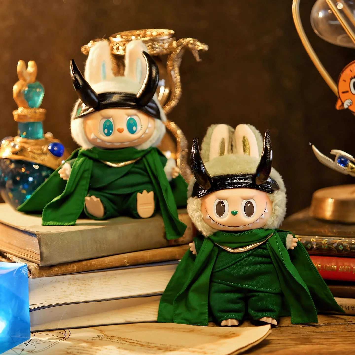 Doll Clothes Only for Labubu StandingSitting Pose Loki TVA Story God Outfit Costume Replacement Custom Design C250919