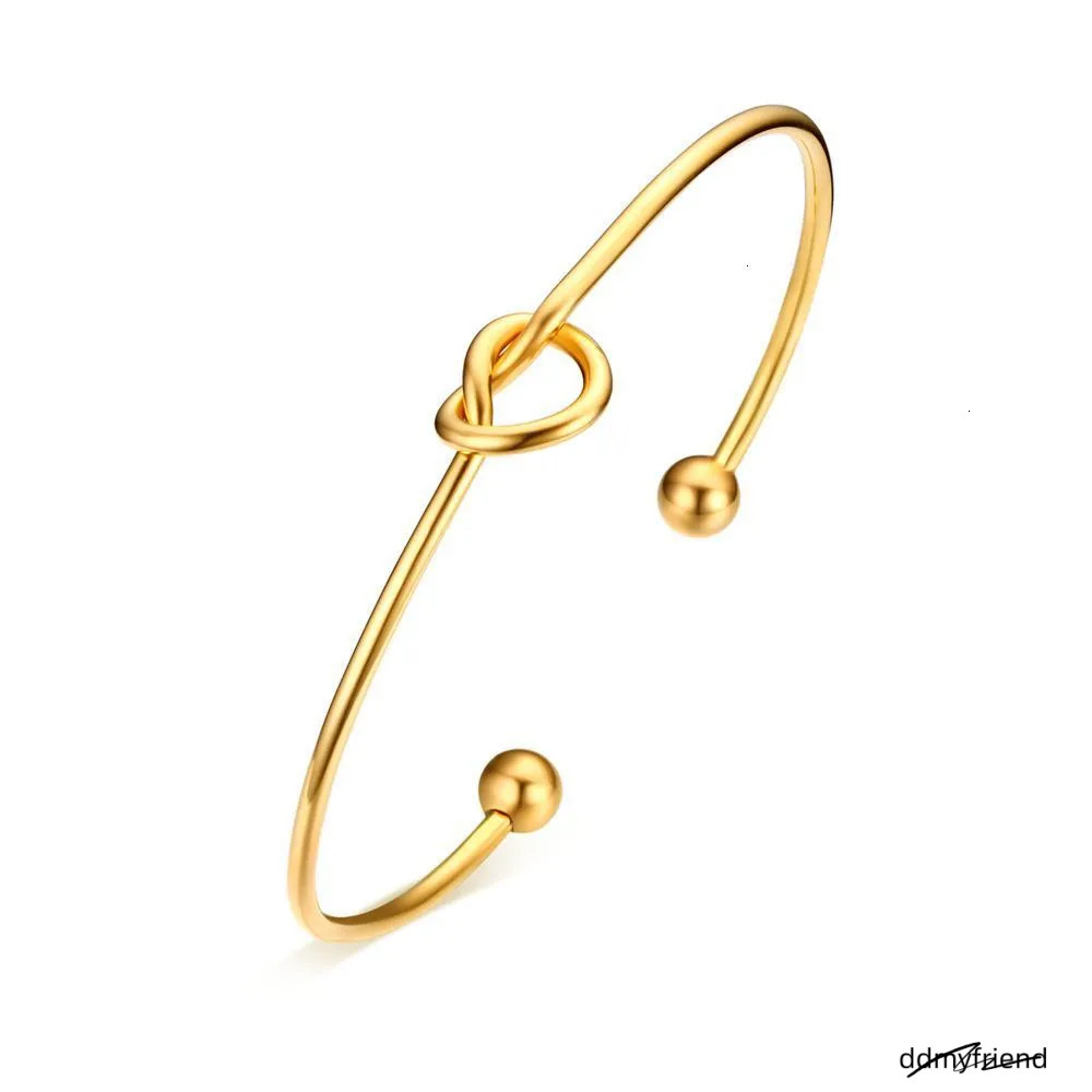 Open Designer Bracelet, Knot Fashion Bracelet Cross-Border Wholesale Simple European And American Women's Style Jewelry ddmyfriend