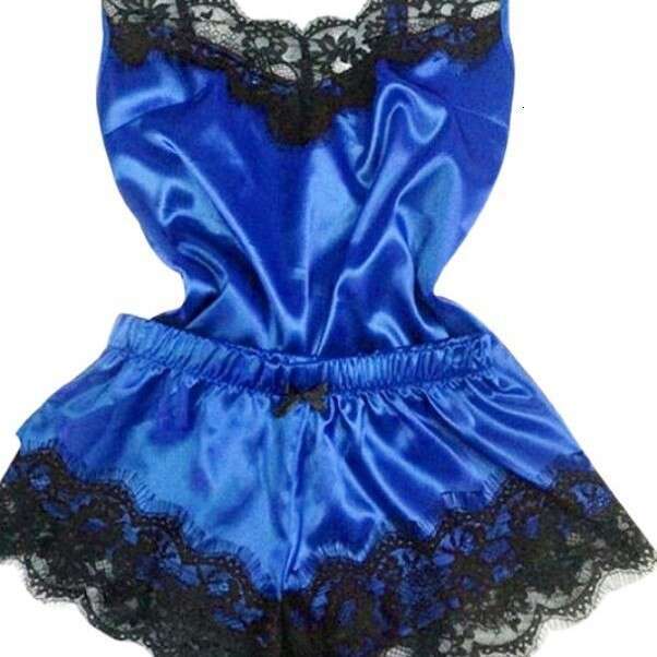 Pajamas Home Underwear Sexy Temptation Lace Trim Set Multi-color 363