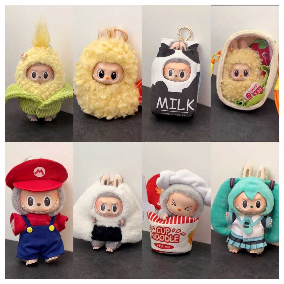 Labubu Clothes For Labubu Wacky Mart Friend Shrimp Handmade Clothing Anime Peripheral Custom Accessories For Labubu V1 V3 C250919