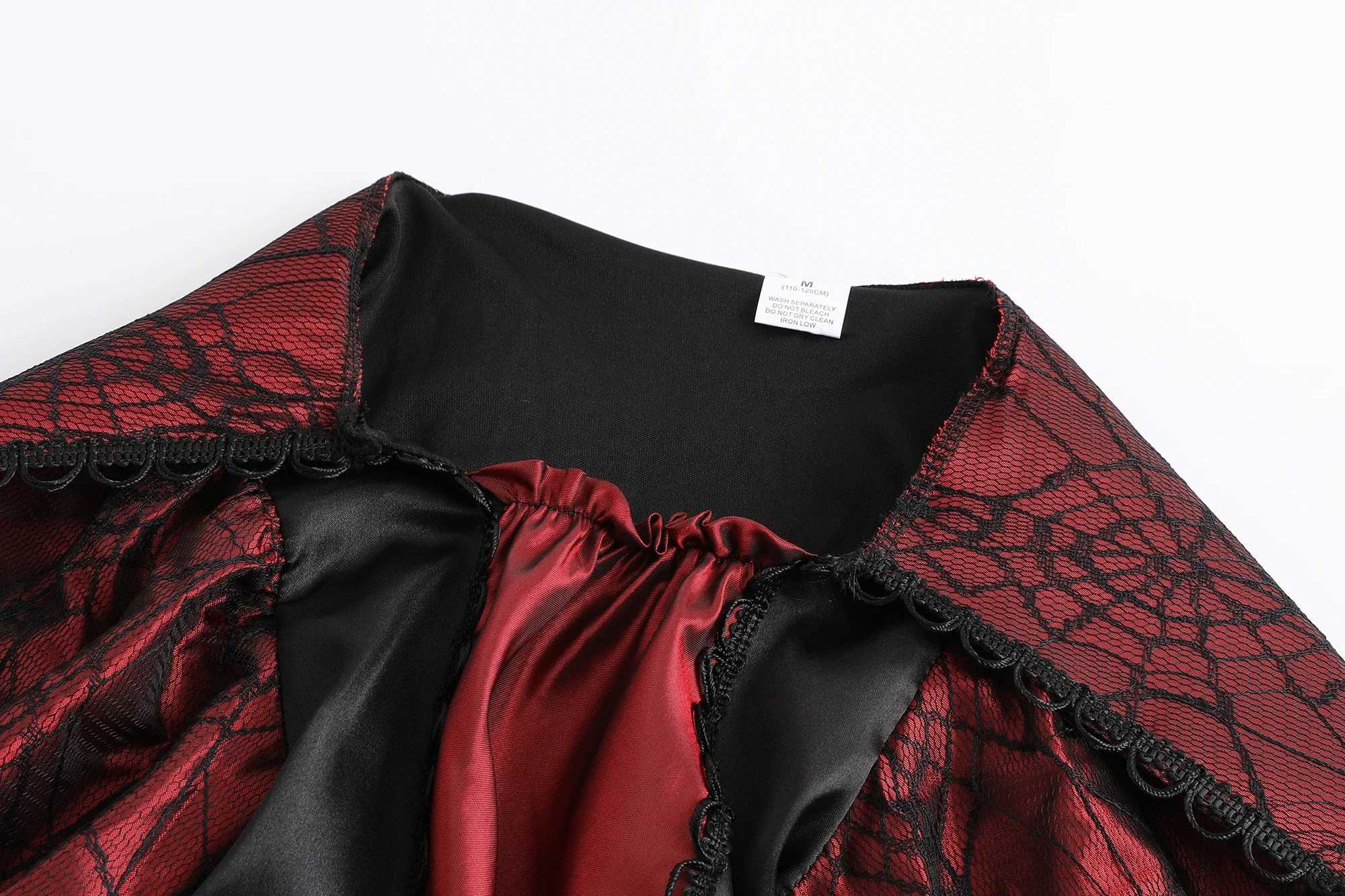 Halloween Ghost Bride Costume for Kid Girls Cosplay Dark Gothic Style Carnival Party Dress Up Clothes Fancy Mesh Witch Dress 10Y L250918