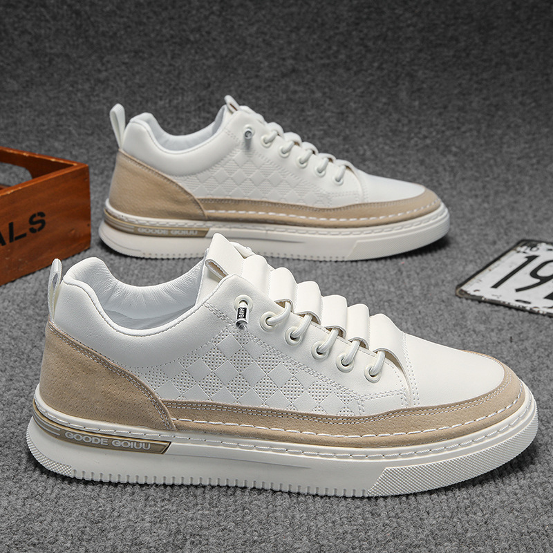 Breathable Summer 2025 New Leather Shoes Men's Trendy Versatile Fashionable Sports Casual Sneakers ddmymarket
