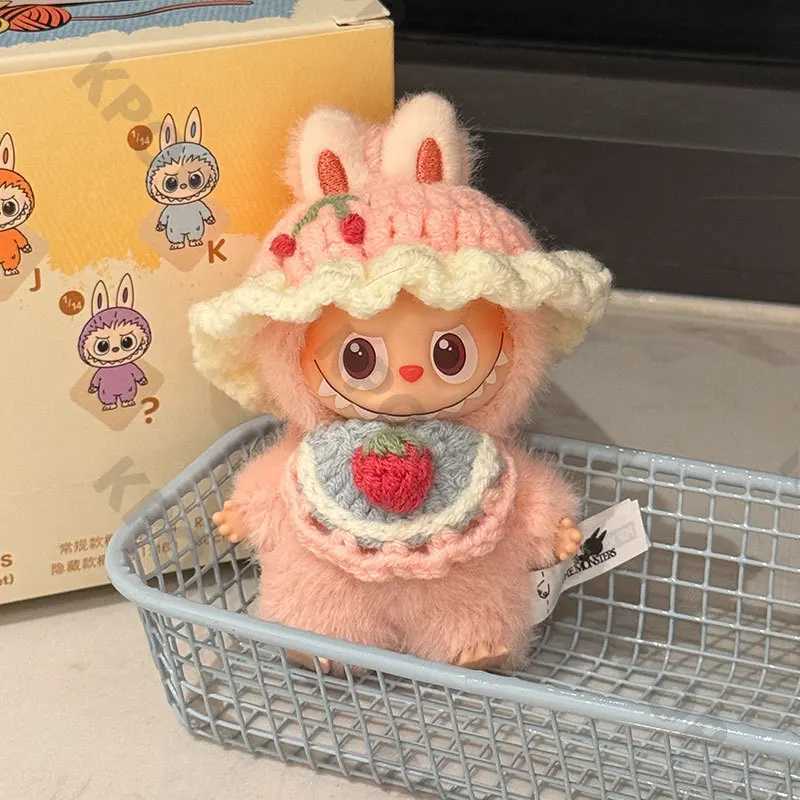 for Labubu 40 Heart Code Doll Clothes Set Cute Handmade Hat Outfit Accessories for 10cm Mini Figure Collection Display C250919