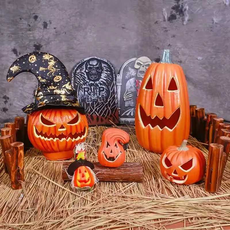 1Pc Decorative Pumpkin Halloween Props Lantern Decor Pumpkin Decoration Pumpkin Light Outdoor Halloween Decorationsation C250919