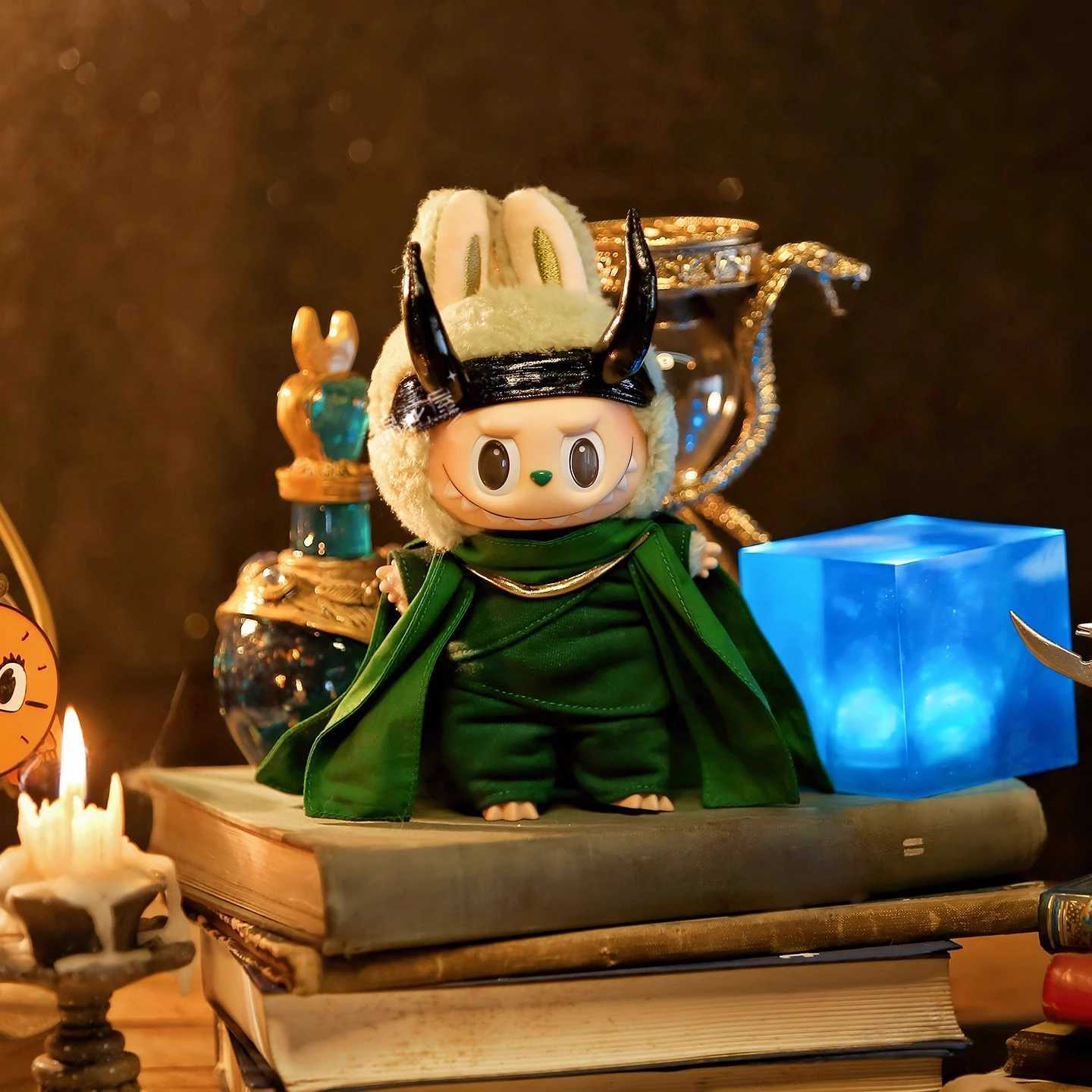 Doll Clothes Only for Labubu StandingSitting Pose Loki TVA Story God Outfit Costume Replacement Custom Design C250919