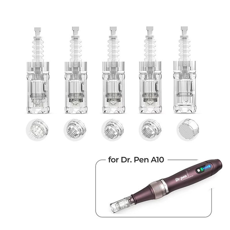 Dr Pen A10 Micro Needle Cartridge Kit -Disposable Sterile with Multiple Needle Options (A10) for Therapy 12 24 36 42 Pins Nano Round