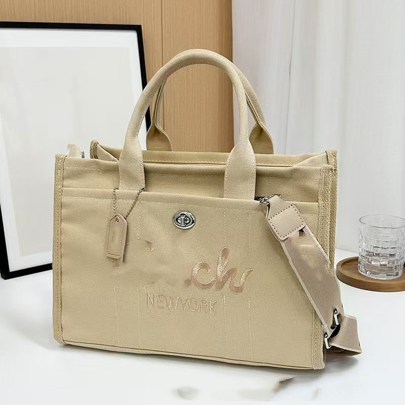 Top designer high-quality outdoor canvas shoulder crossbody - large women's shopping bag