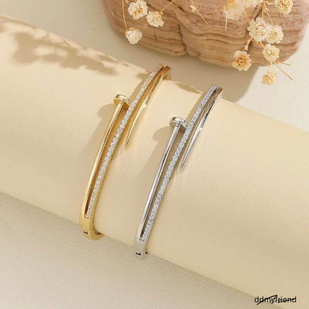 Bracelet Designer Jewelry For Women Creative Fashion With Extendable Clasp Copper Micro Inlaid Zirconia Stud Bracelets Holiday Vacation Gifts ddmyfrie