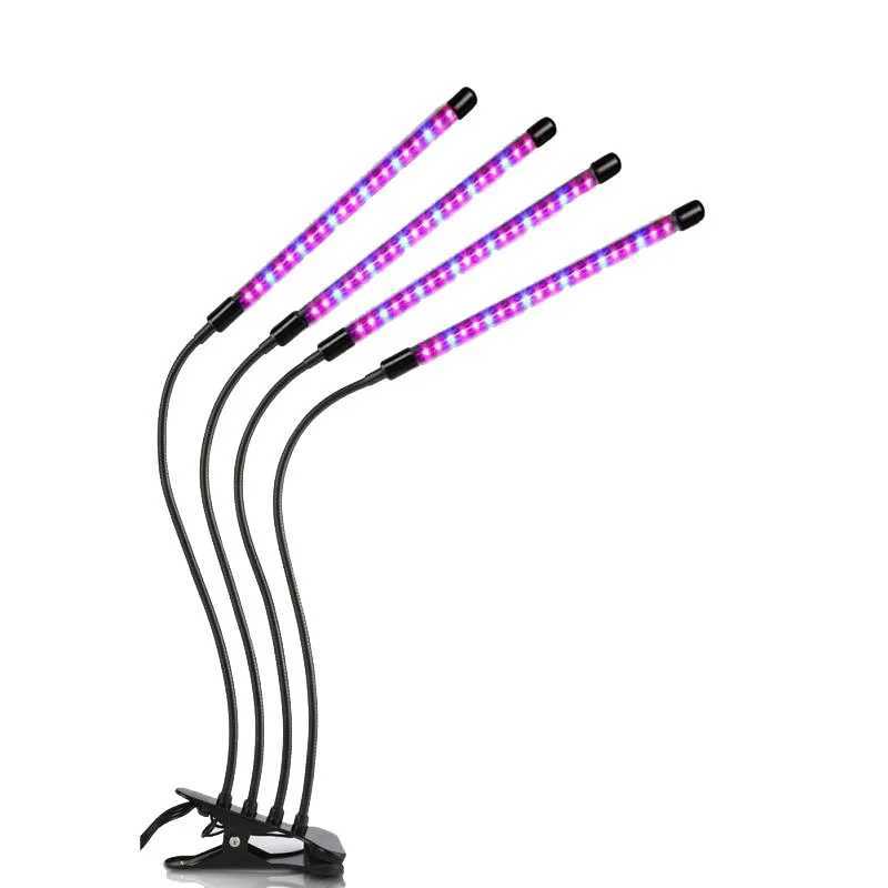 USB LED Plant Grow Light for Indoor Garden with 10 Dimmable Levels Full Spectrum Hydroponic Greenhouse Grow Light with Timer Set C250919