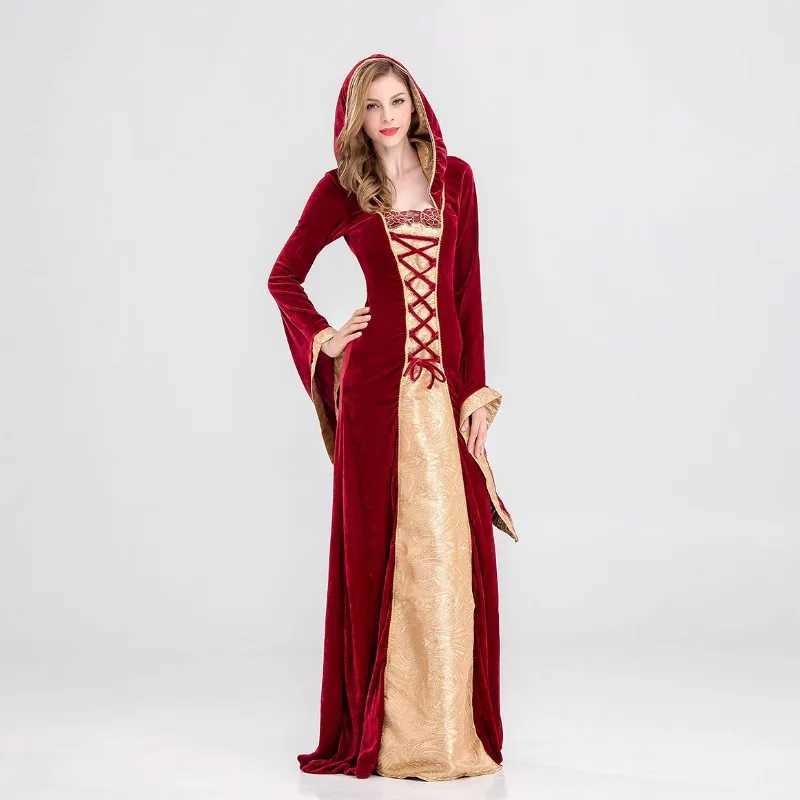 Parentchild European Vintage Court Costume Children Adult Halloween Witch Vampire Play Costume Drama Costumes L250918