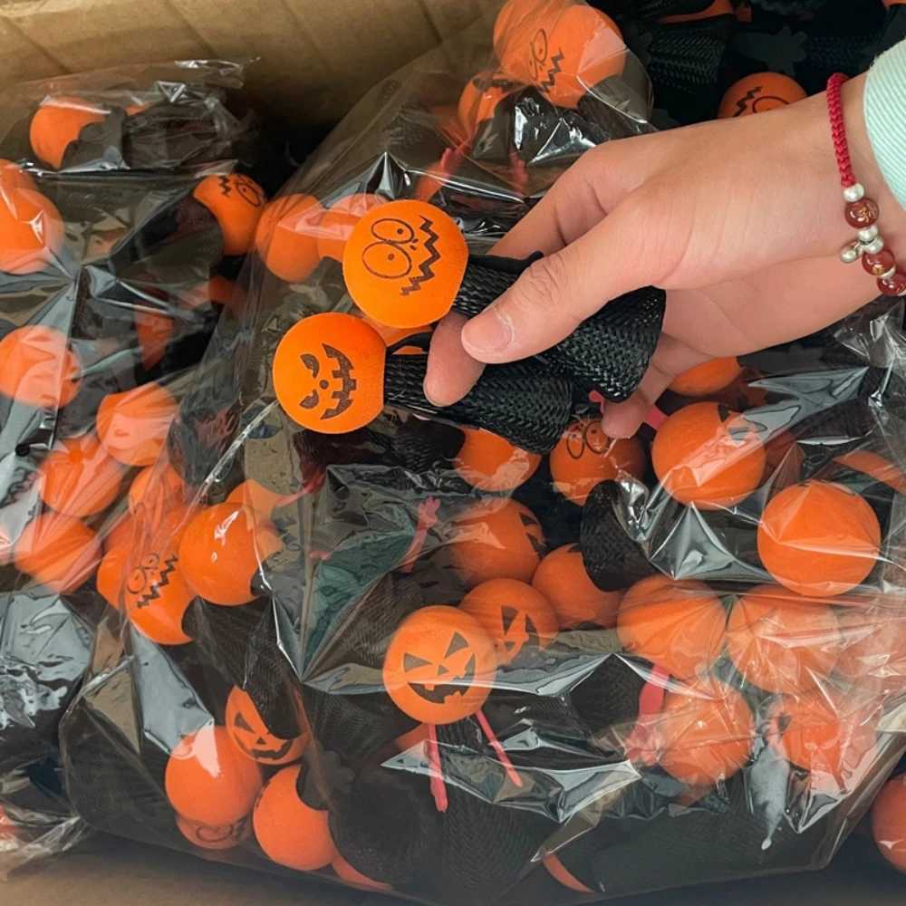 1224 Pcs Black Finger Press Bouncing Man for Halloween Ghost Festival Carnival Party Gifts School Kindergarten Prize C250919