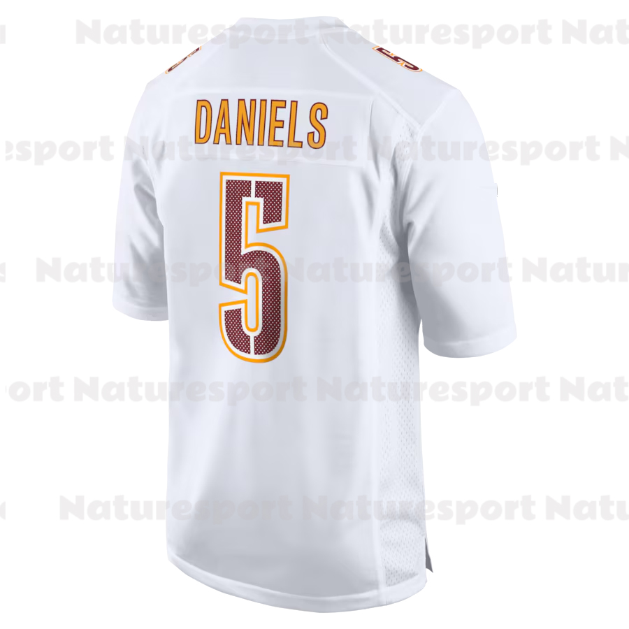 Custom 2025 Football Jersey 5 Jayden Daniels Mike Sainristil Terry McLaurin Jahan Dotson Da'Ron Payne Allen Robinson Jr Stitched