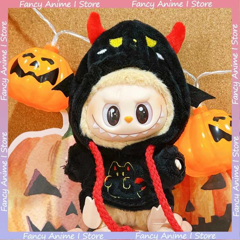 Halloween Labubu Doll Clothing Bat Little Devil Hoodie Accessories for V1 V2 V3 Labubu Halloween Dress Up Accessories Gifts C250919