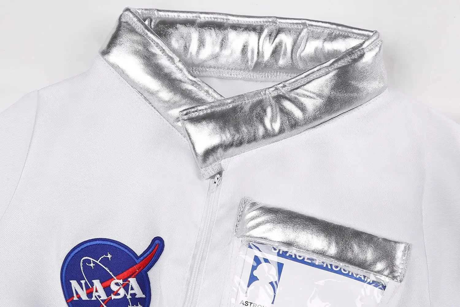 Kids Child Astronaut Cosplay Costume Nasa Pilot Costumes Boys Girls Children Spaceman Party Outfit Jumpsuit Halloween Dress Up L250918