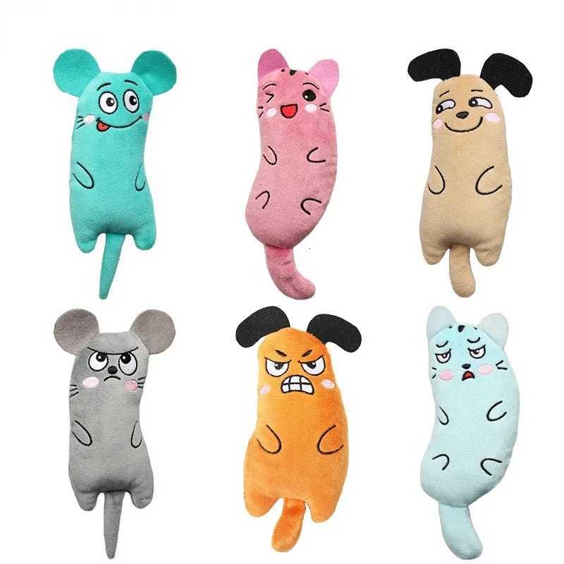 Claws Thumb Bite Cat Mint for Cats Hot Pet Kitten Chewing Toy Funny Cute Plush Toy Teeth Grinding Catnip Cat Toys Interactive X250918