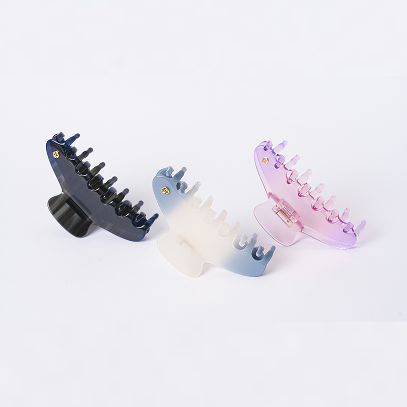 Acetate acrylic hair clip with marble pattern on the back of the head, hair clip, shark clip, hair accessory