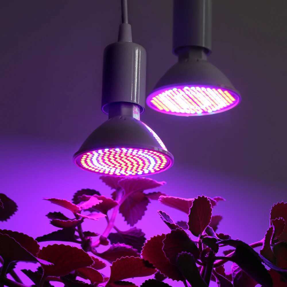 E27 LED Plant Grow Light LED Lamp Spotlight Bulb AC85265V Full Spectrum Indoor Hydroponics Flower Seedling LED Phyto Lamp C250919