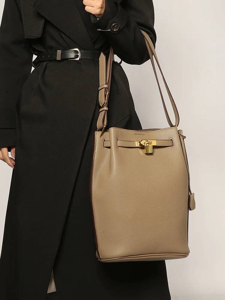 Designer Tote for Women - Spacious Leather Work Bag with Zipper Closure & Removable Shoulder Strap