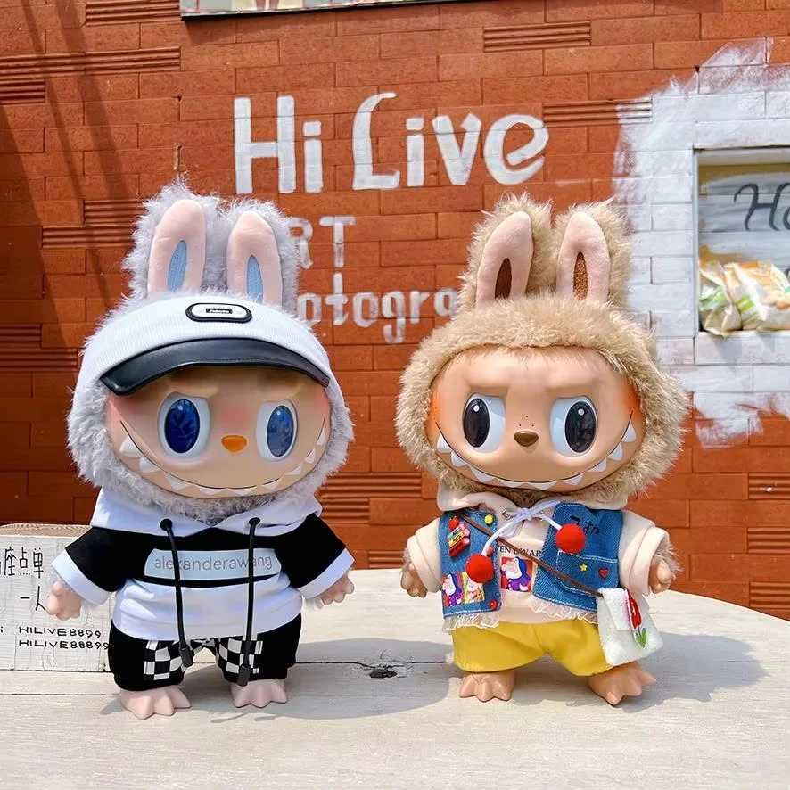 Hot Sale Only Clothes 38cm Pendant Macaron The Monsters Cloth Lafufu Time To Chill Filled Doll Accessories Cos Pure Handma Gift C250919