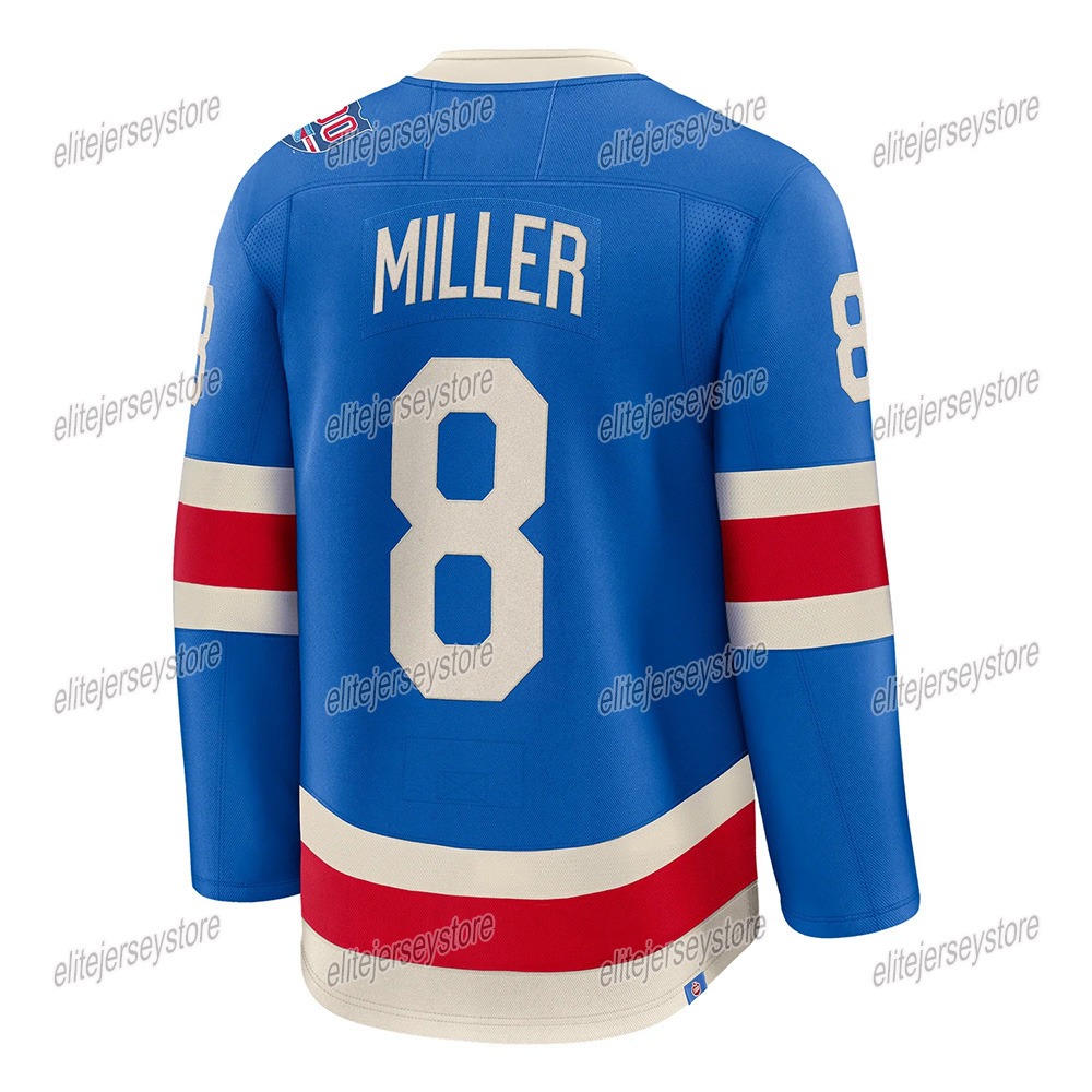 Personalized Custom 2025-26 Centennial Jerseys J.T. Miller Artemi Panarin Adam Fox Matt Rempe Will Cuylle Vincent Trocheck Mika Zibanejads Igor Sheste