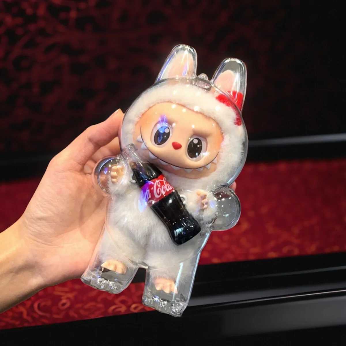 2025 LABUBU Transparent Doll Cover One Generation and Two Generations Display Cover for Party Dolls Doll Accessorie Holiday Gift C250919