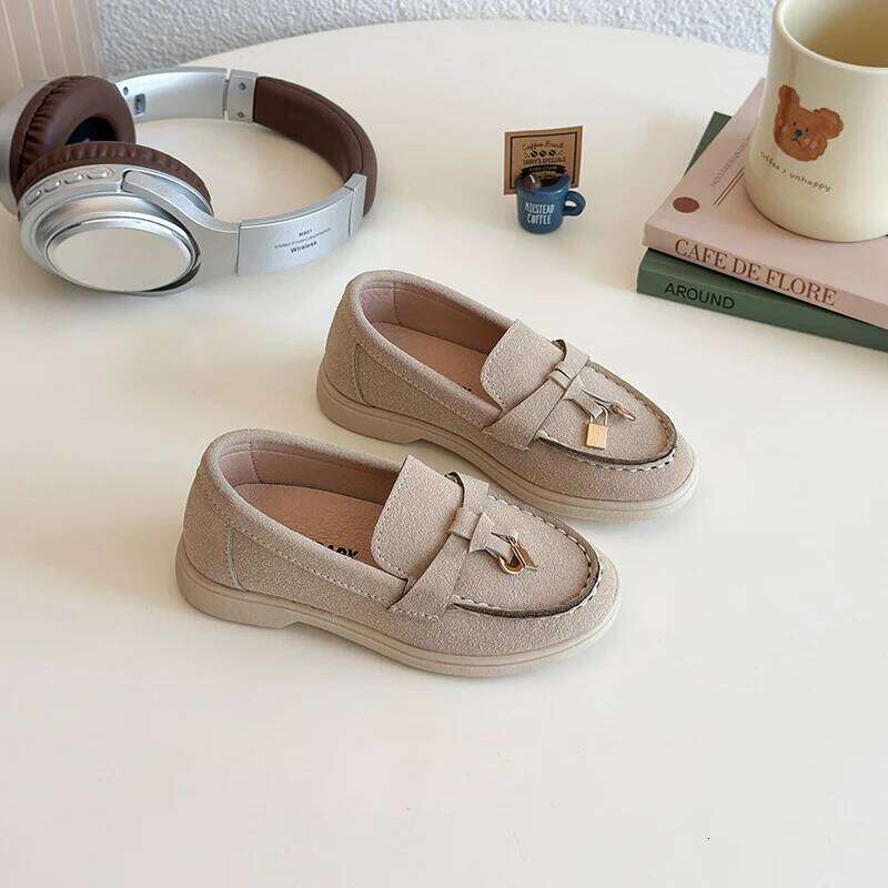 Kid Girl Loafers 2025 Moccasins Sneakers Zapatos Mujer Flat for Boy Child Casual Shoes