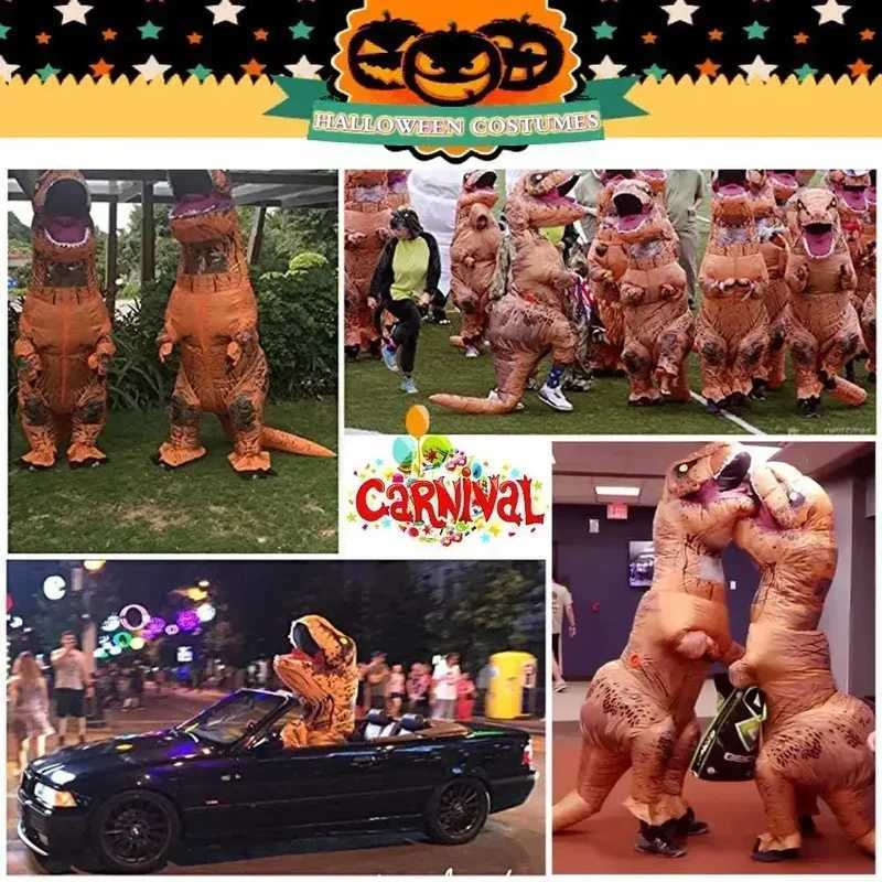 Inflatable Costume Dinosaur Inflatable Costumes Trex Costumes Fancy Dress Halloween Costume Adult Costumeo0 L250918